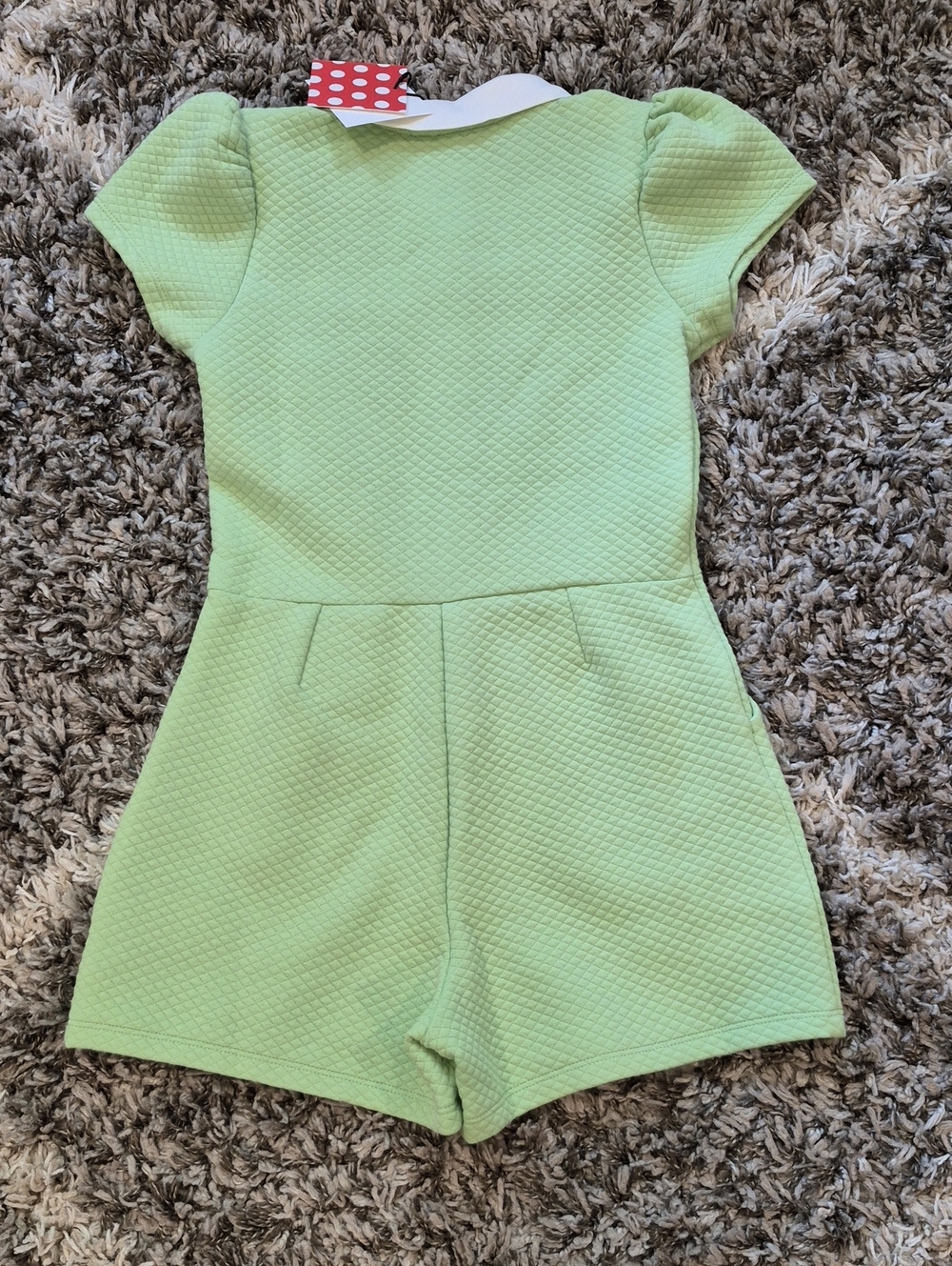 Disney x Janie and Jack Mickey Mouse Quilted Romper - Picture 6 of 6